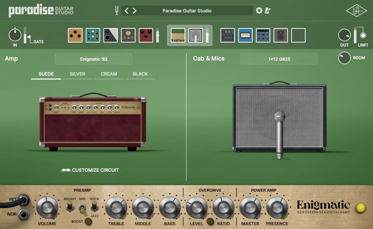 Universal Audio Paradise Guitar Studio interface