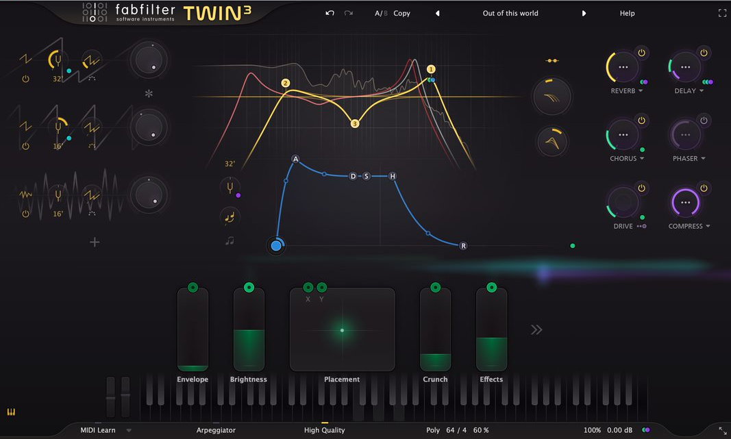 FabFilter Twin 3 interface
