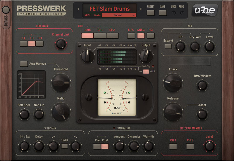 u-he Presswerk interface