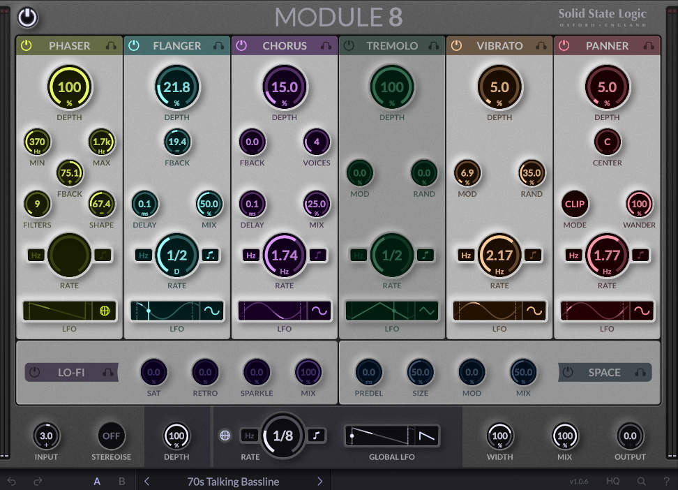 Solid State Logic SSL Module8 interface