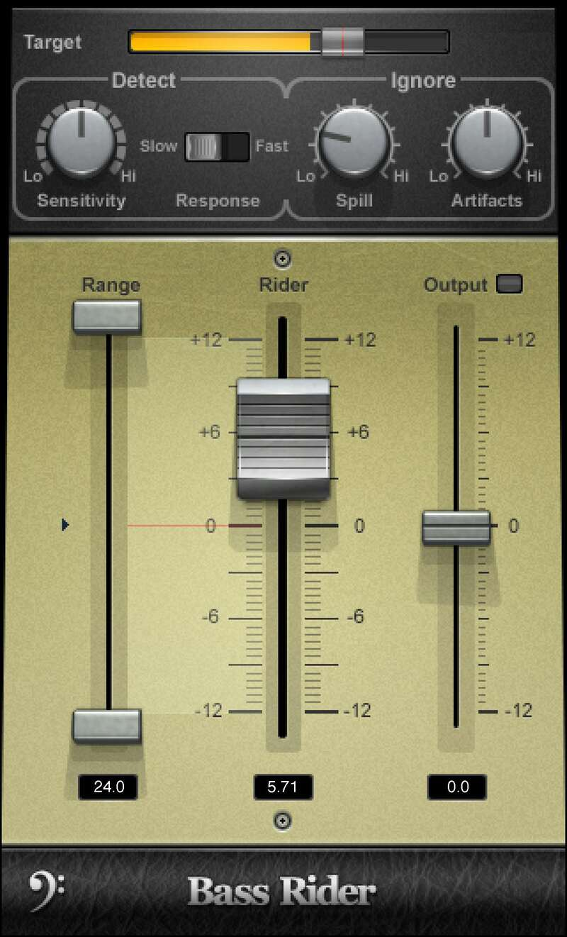 Waves Bass Rider interface