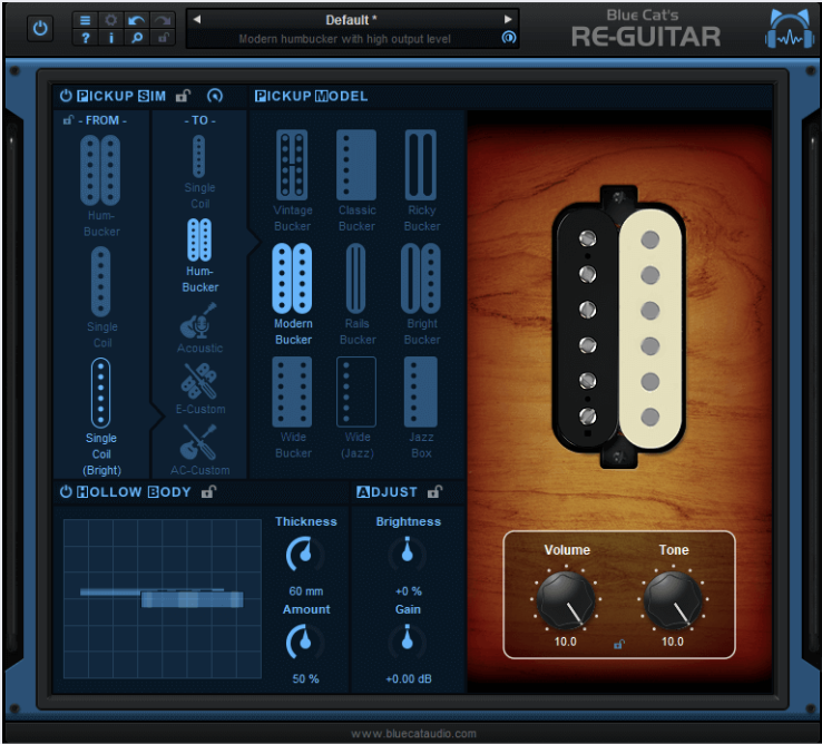 Blue Cat Audio Re-Guitar interface