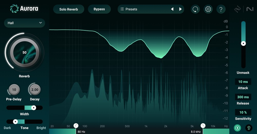 iZotope Aurora interface