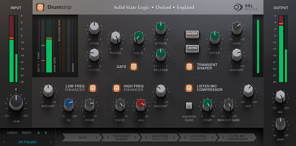 Solid State Logic SSL Drumstrip interface