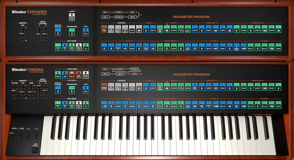 Rhodes Rhodes Chroma by Cherry Audio interface