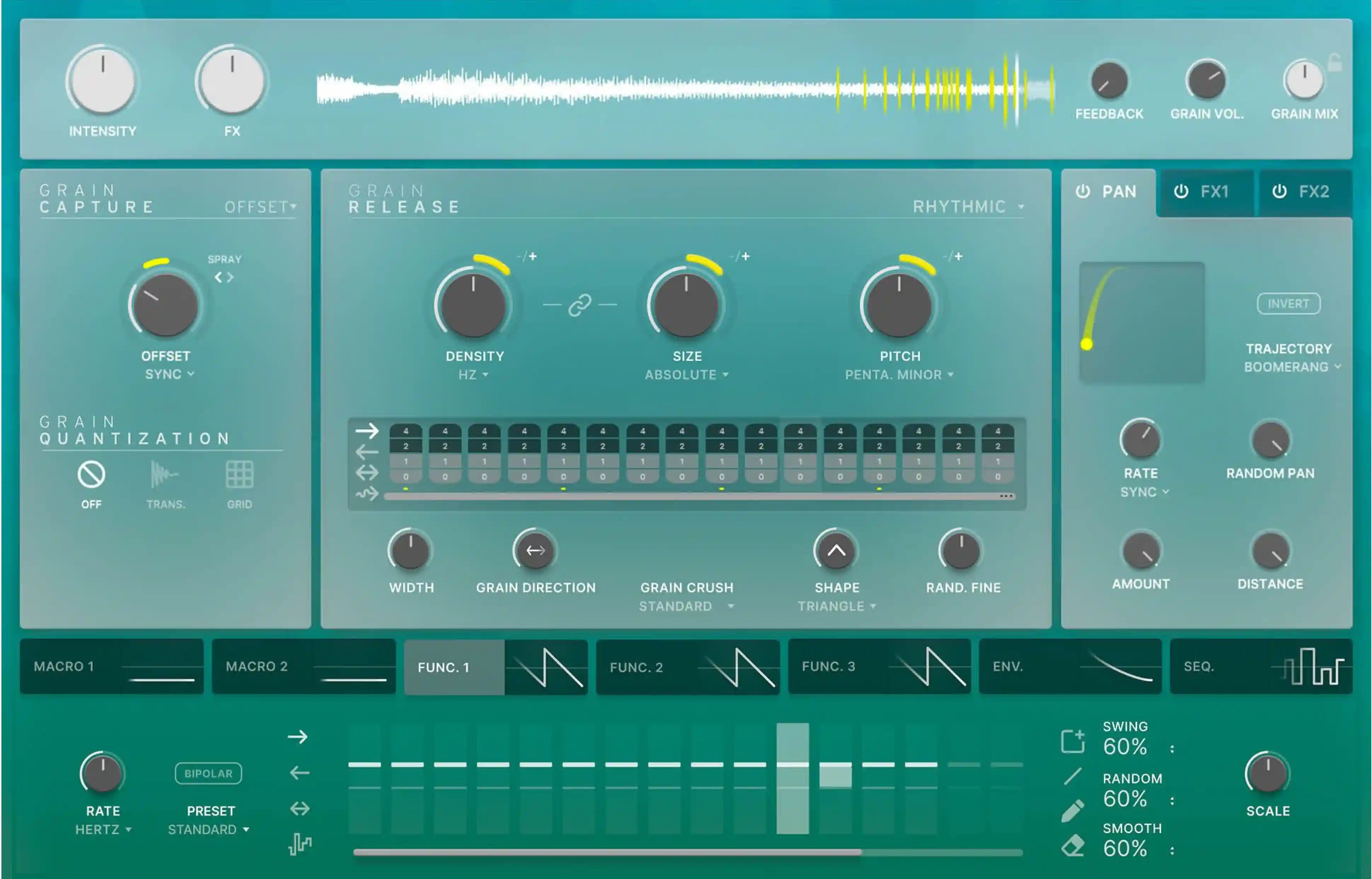 Arturia Efx FRAGMENTS interface