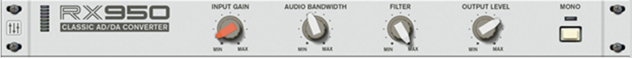 Inphonik RX950 Classic AD DA Converter interface