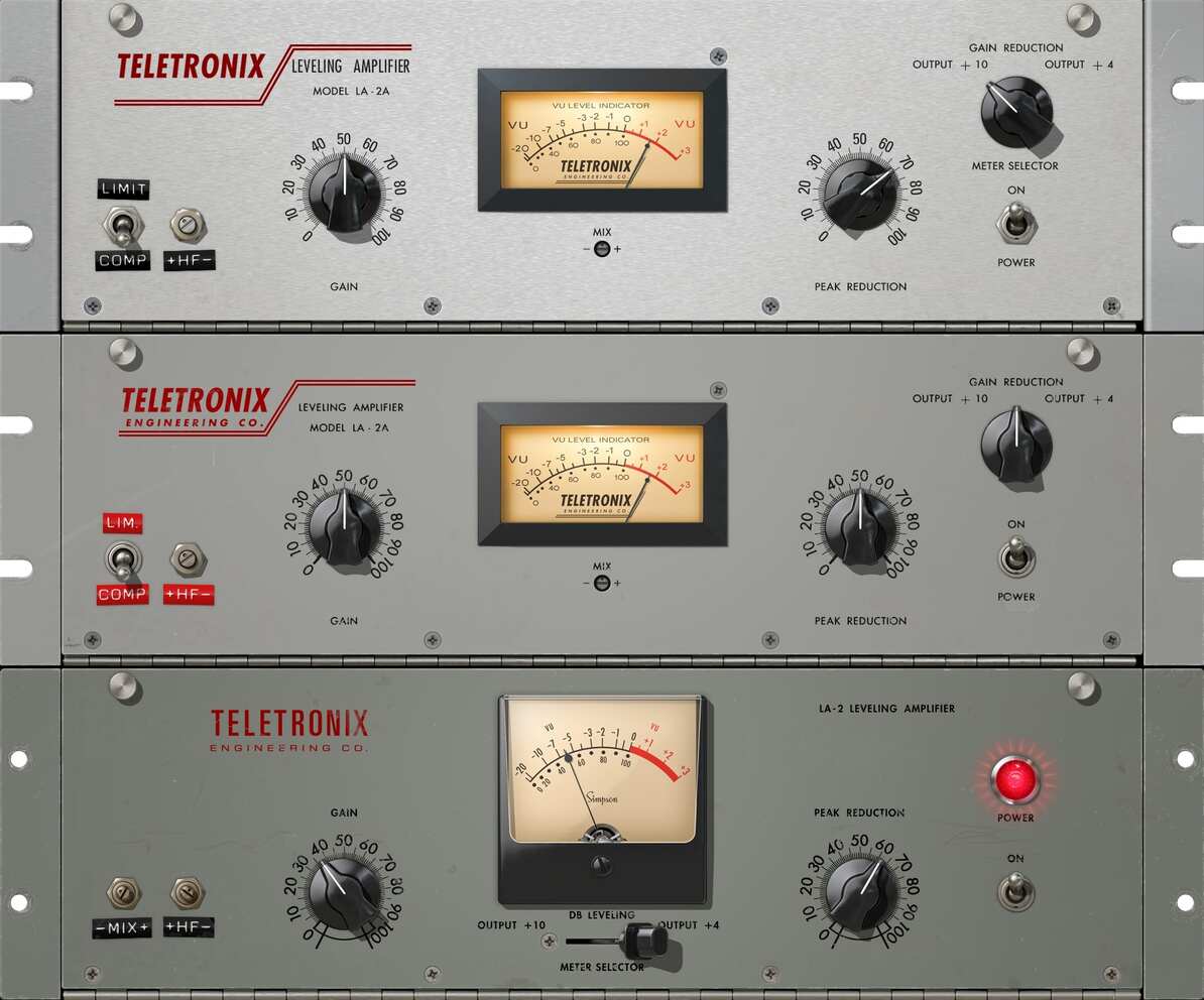 Universal Audio Teletronix LA-2A Leveler Collection interface
