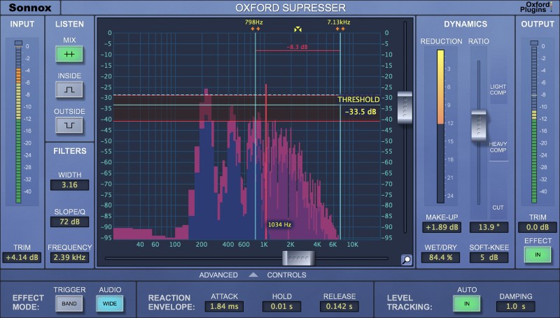 Sonnox Oxford SuprEsser Native interface