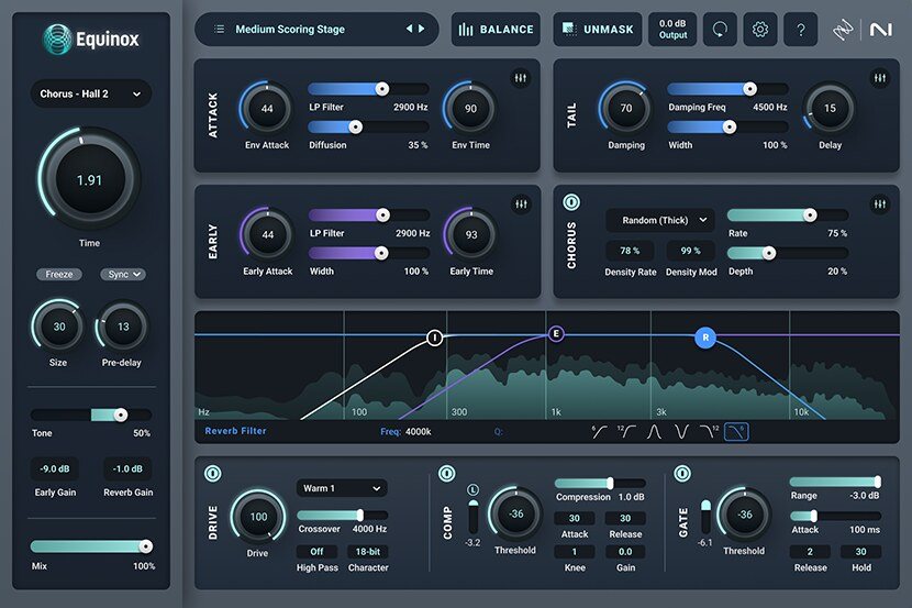 iZotope Equinox interface