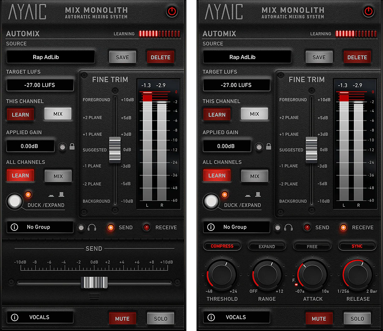 AyaicWare Mix Monolith interface