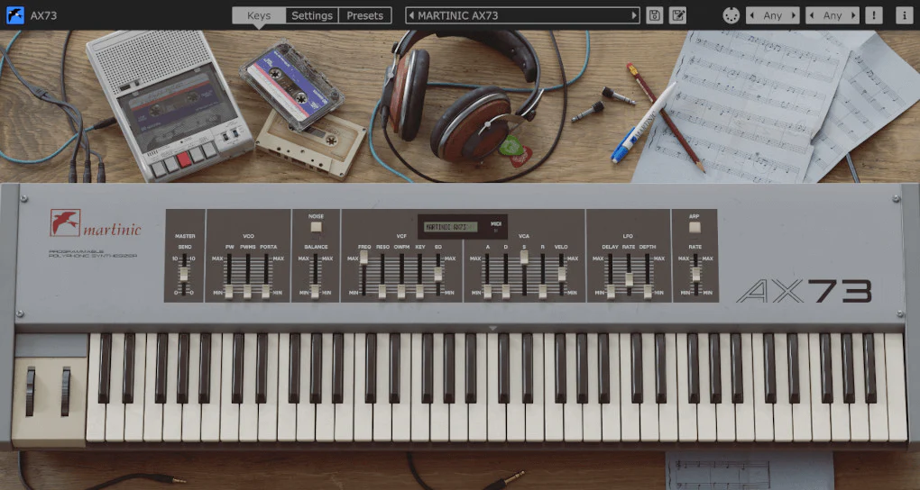 Martinic AX73 interface