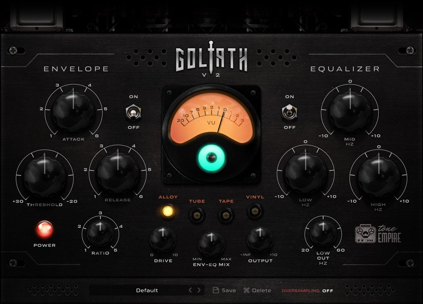 Tone Empire Goliath V2 interface