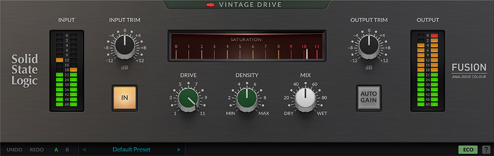Solid State Logic SSL Fusion Vintage Drive interface