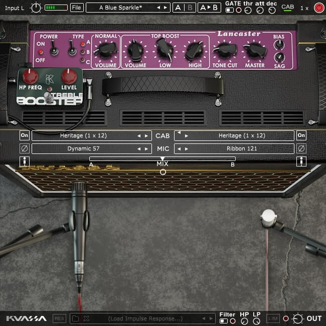 Kuassa Amplifikation Lancaster interface