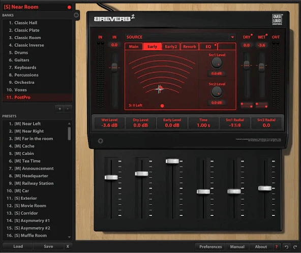 Overloud Breverb 2 interface
