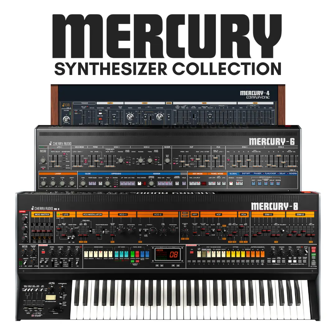 Cherry Audio Mercury Synthesizer Collection Bundle interface