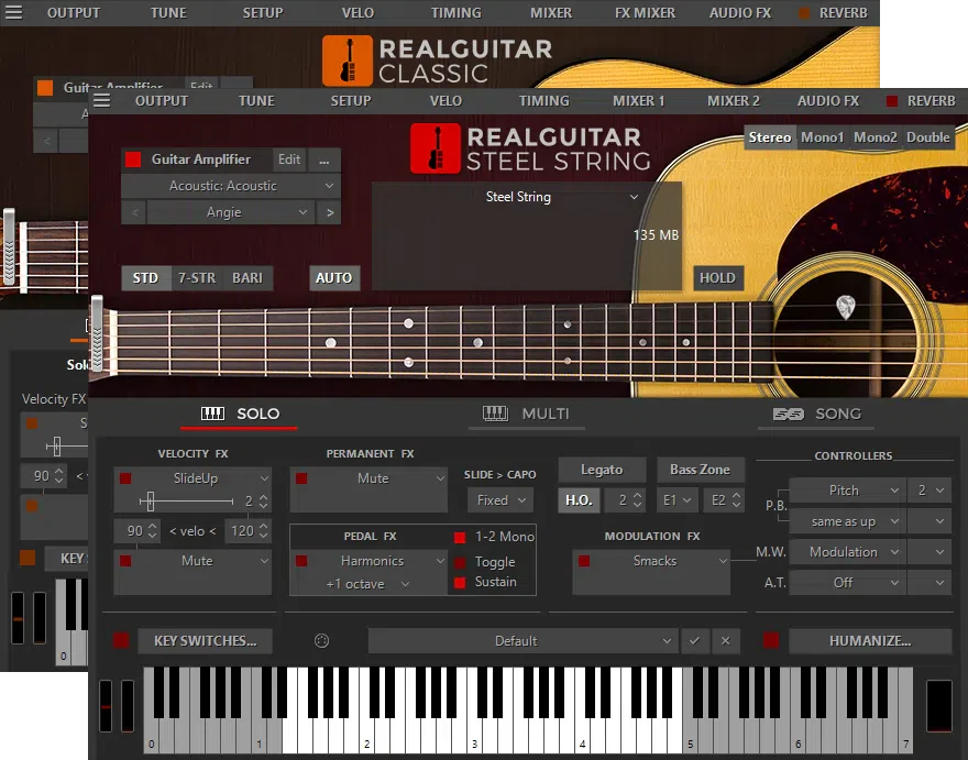 MusicLab RealGuitar 6 interface