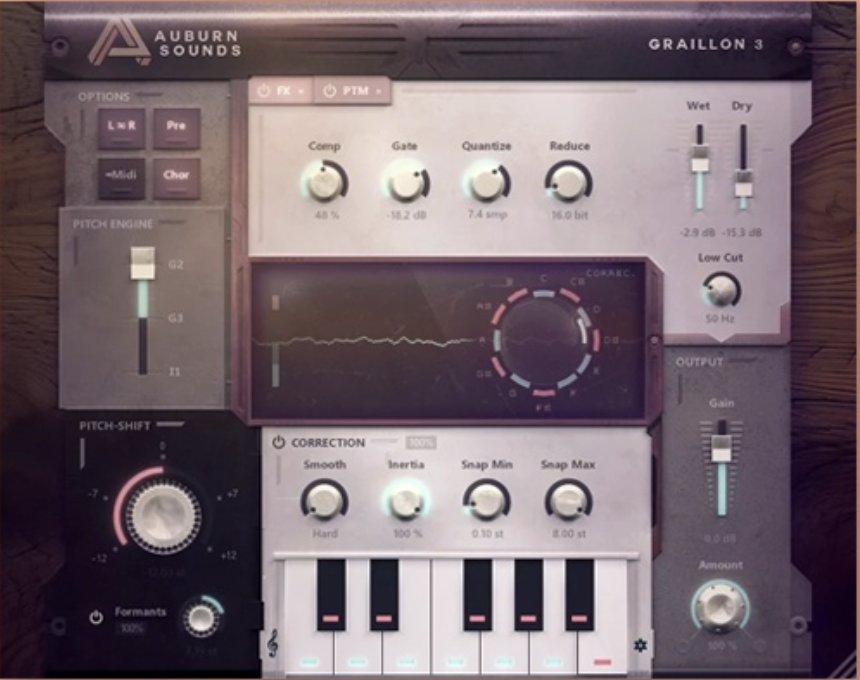 Auburn Sounds Graillon 3 interface