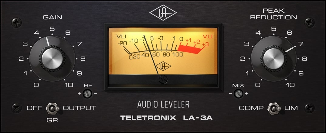 Universal Audio Teletronix LA-3A Audio Leveler interface