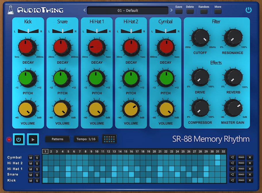 AudioThing SR-88 interface