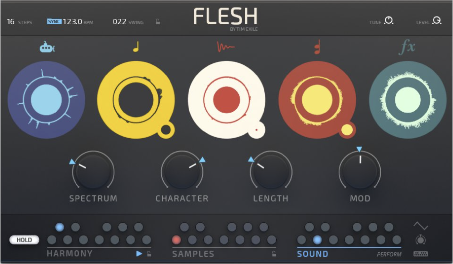 Native Instruments Flesh interface