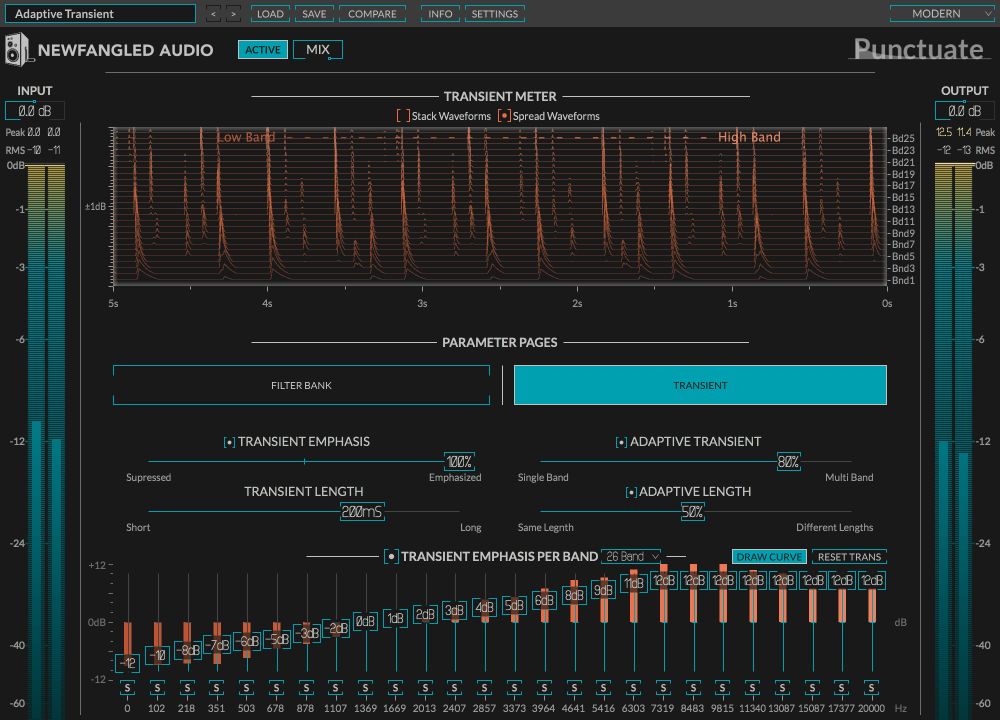 Newfangled Audio Punctuate interface