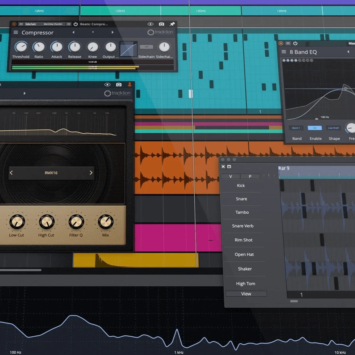 Tracktion Everything Bundle interface
