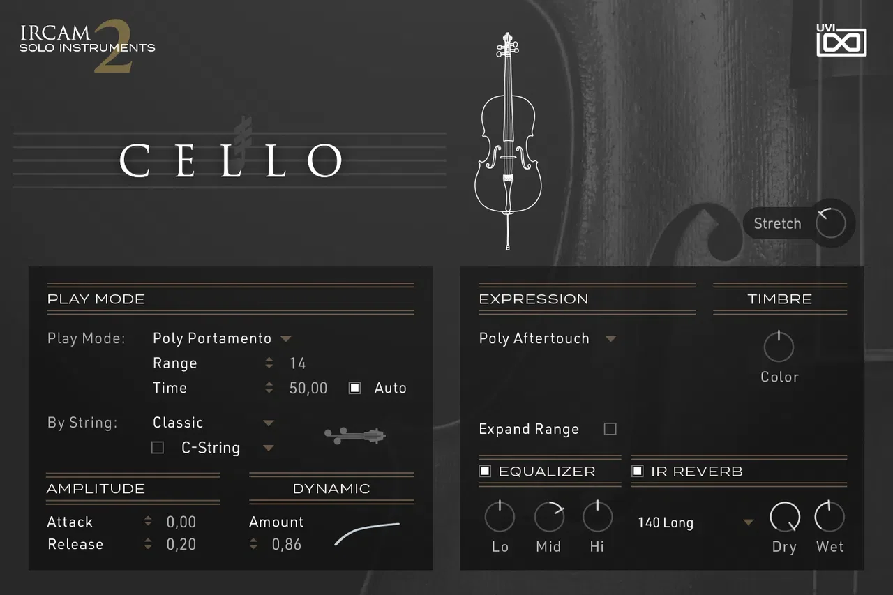 UVI IRCAM Solo Instruments 2 interface