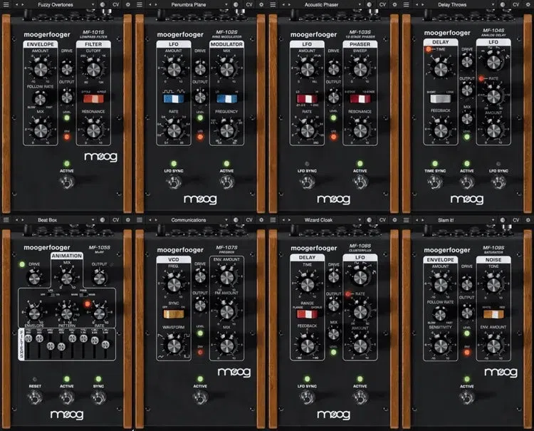 Moog Complete Moogerfooger Effects Bundle interface