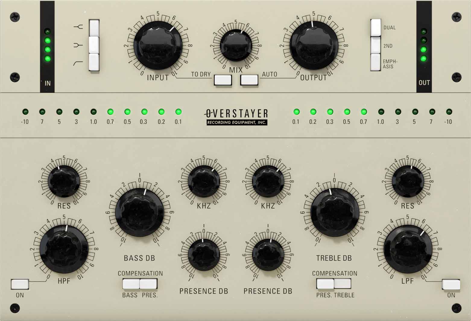 Softube Overstayer M-A-S interface