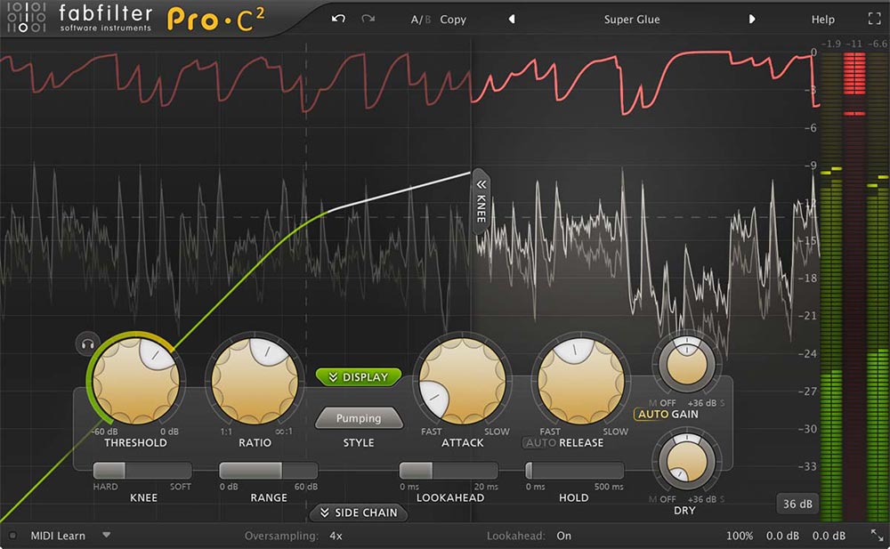 FabFilter Pro-C 2 interface