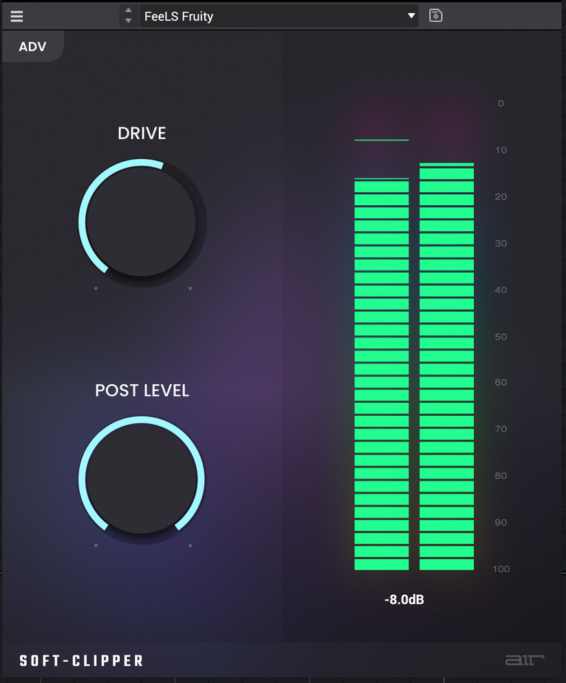 AIR Music Technology Soft Clipper interface