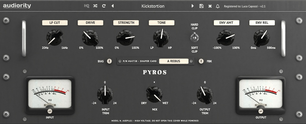 Audiority Pyros interface