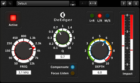 Tokyo Dawn Labs OD DeEdger interface