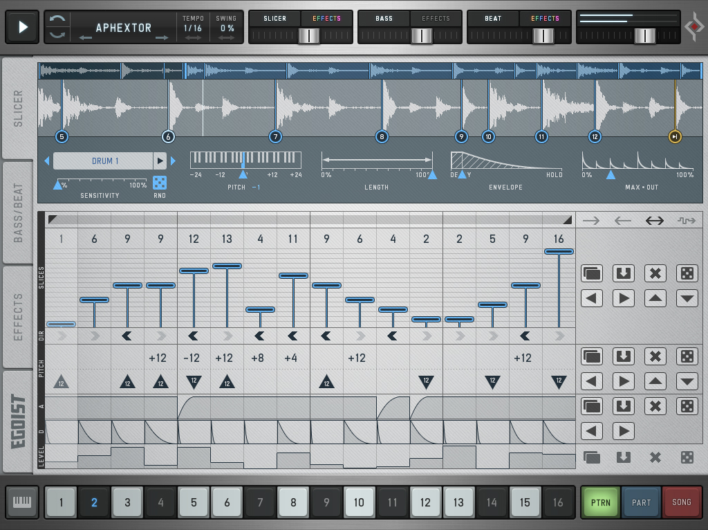 Sugar Bytes Egoist interface
