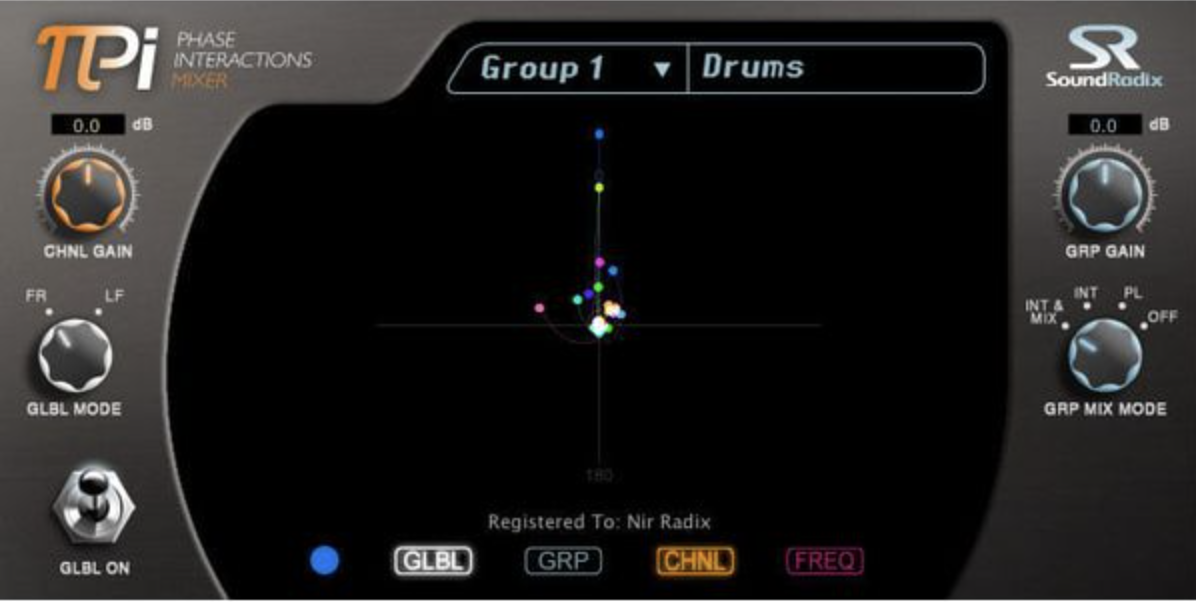 Sound Radix Pi interface