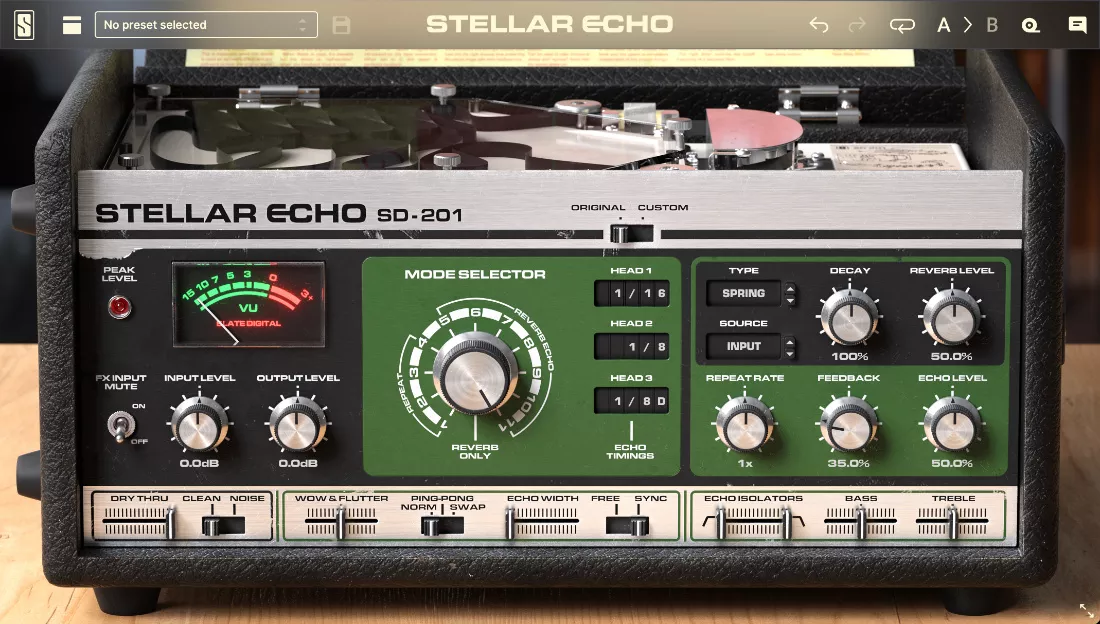 Slate Digital Stellar Echo SD-201 interface