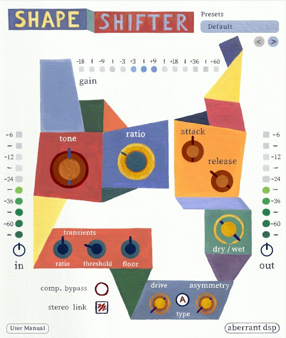 Aberrant DSP ShapeShifter interface