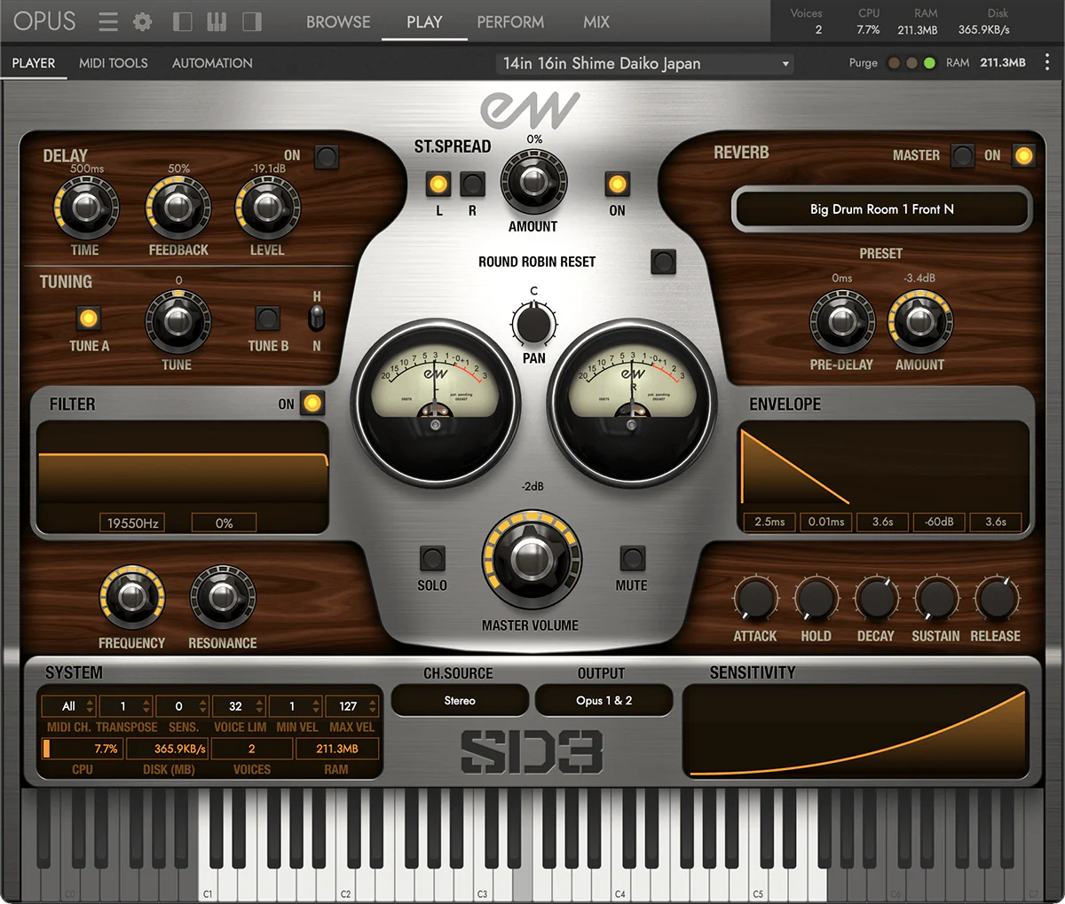 EastWest Stormdrum 3 interface