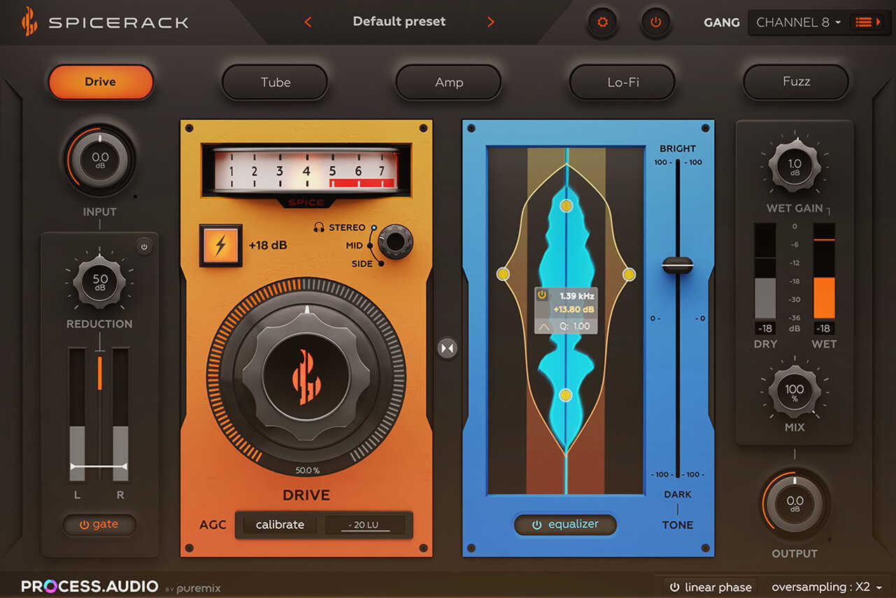 PROCESS.AUDIO Spicerack interface