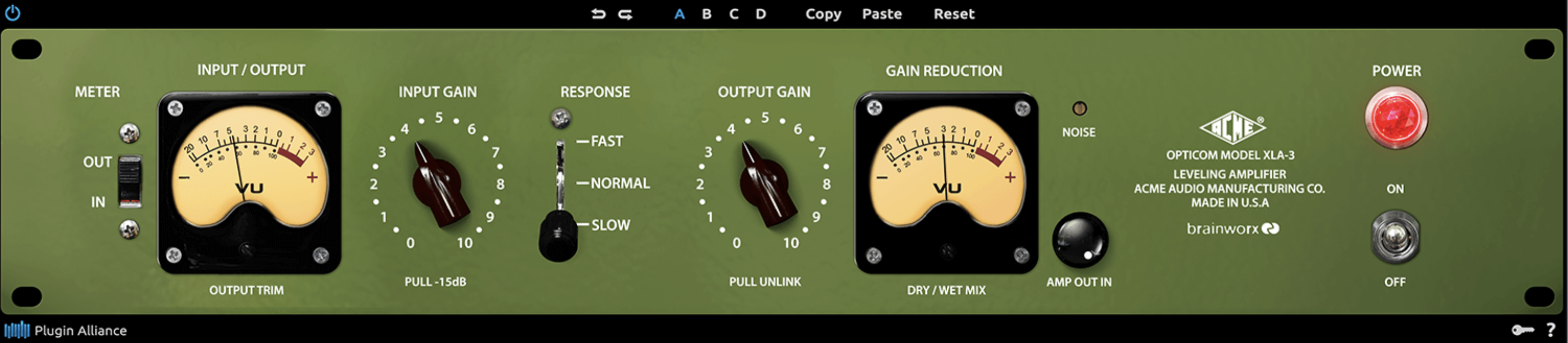 ACME Audio Opticom XLA-3 interface