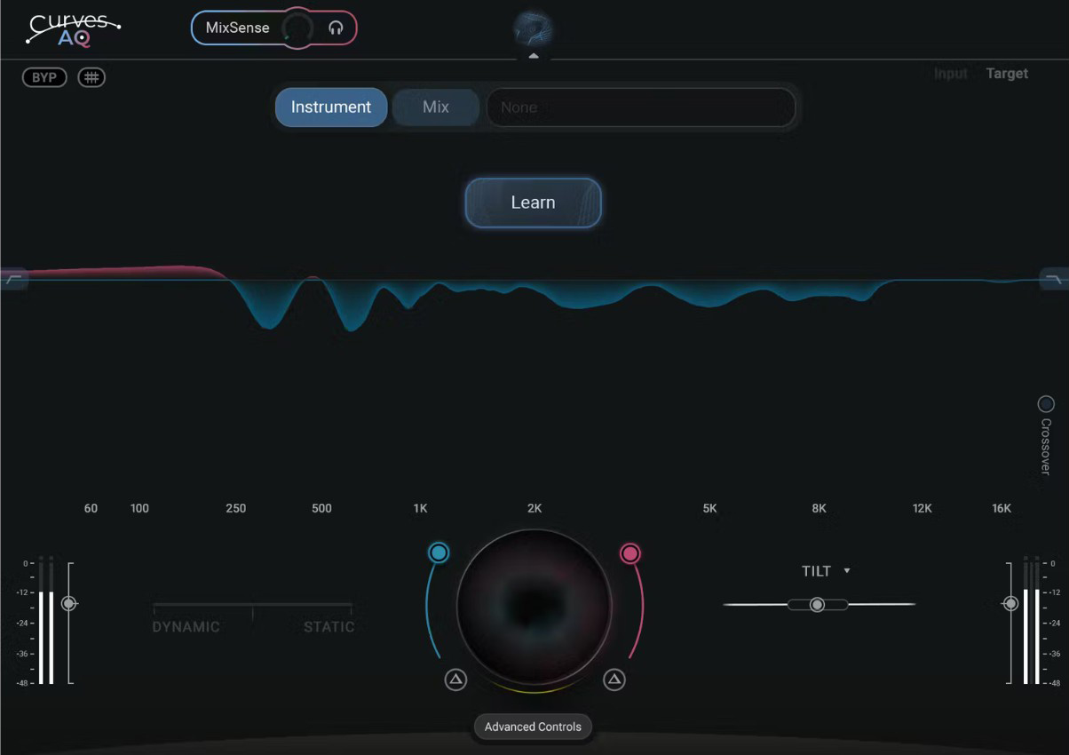 Waves Curves AQ interface