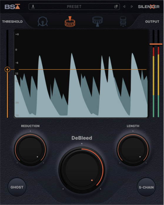 Black Salt Audio Silencer interface