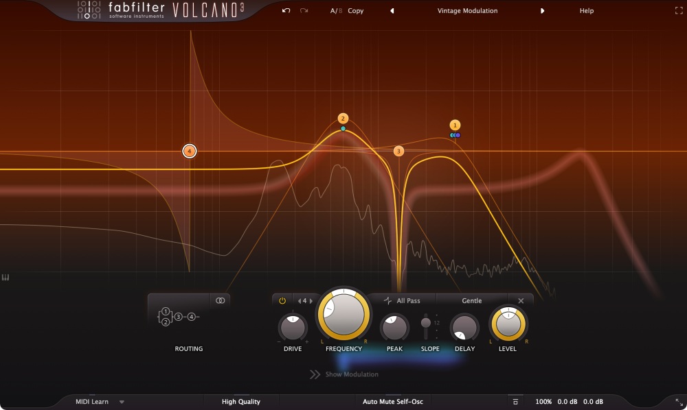 FabFilter Volcano 3 interface