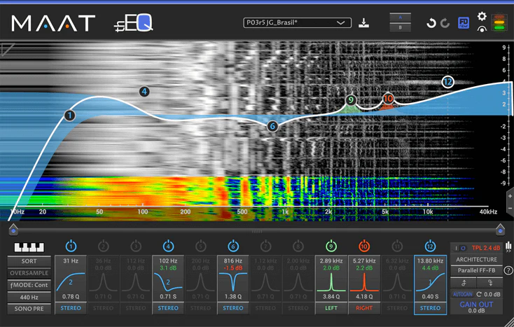 MAAT Labs thEQblue6 interface