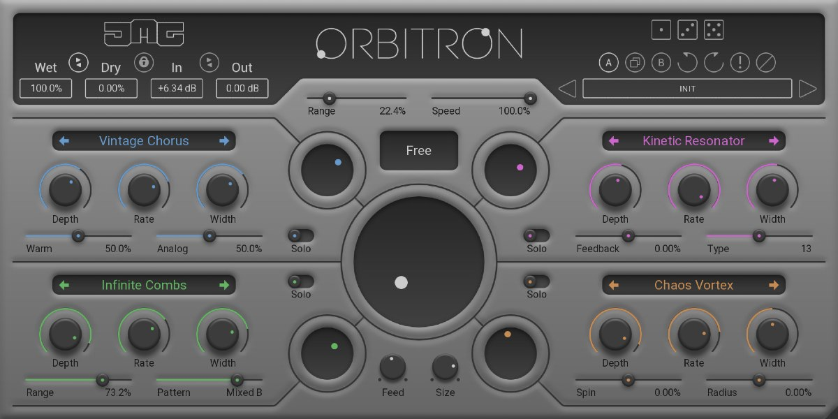 United Plugins Orbitron interface
