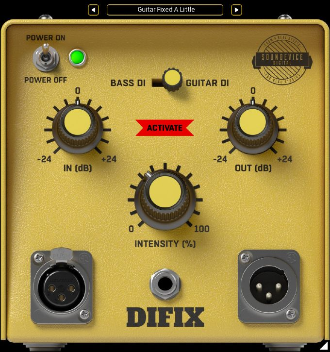 United Plugins DIFIX interface