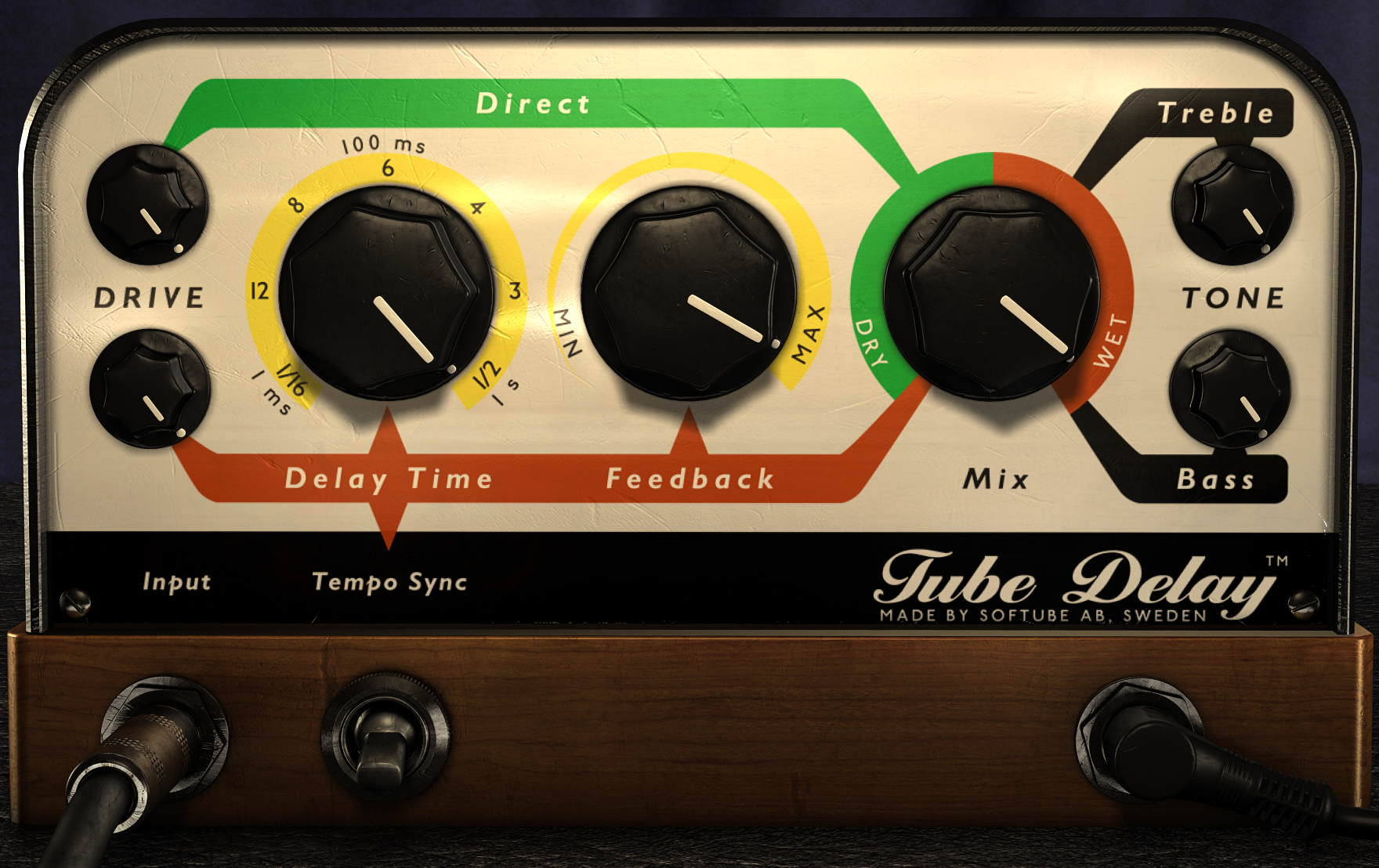 Softube Tube Delay interface