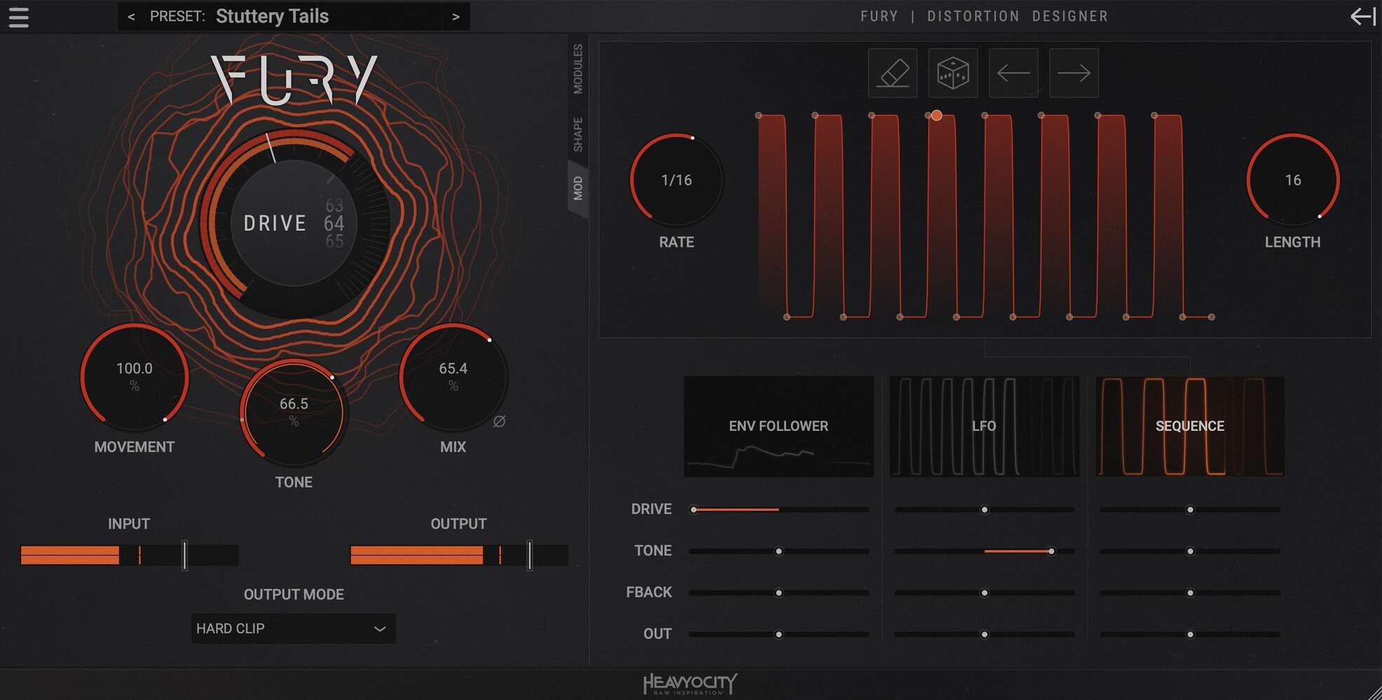 Heavyocity FURY interface